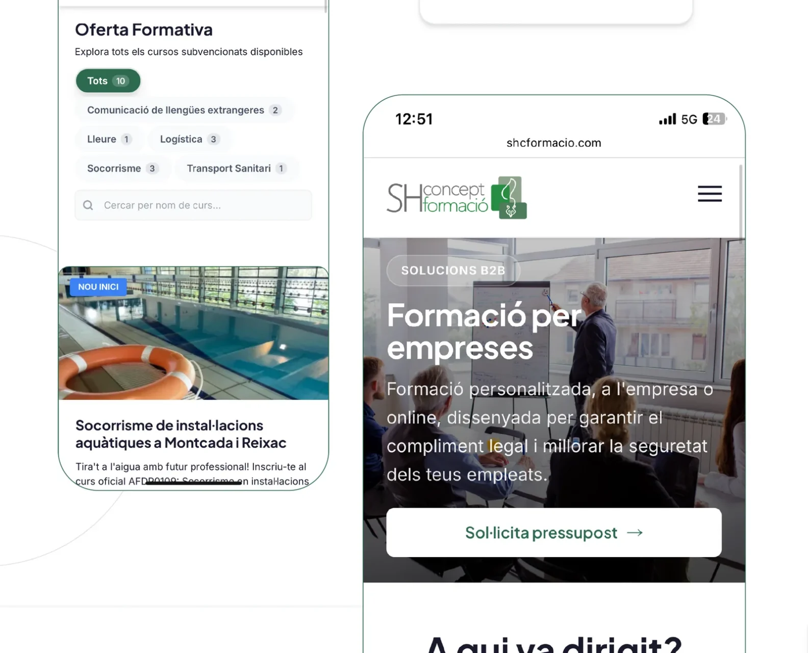 Plataforma de formació en línia